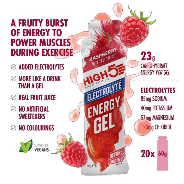 High 5 Energy Gel Berry sachet - Pharmhealth