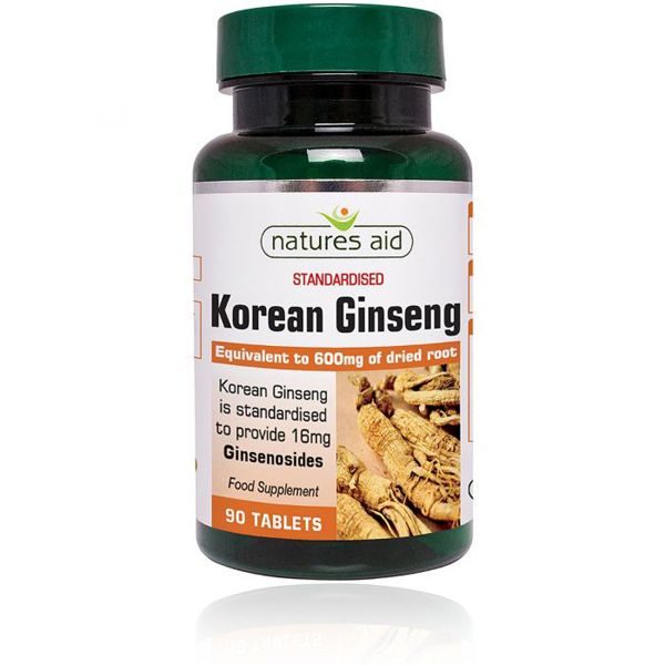 Natures Aid Korean Ginseng – (90) Tablets