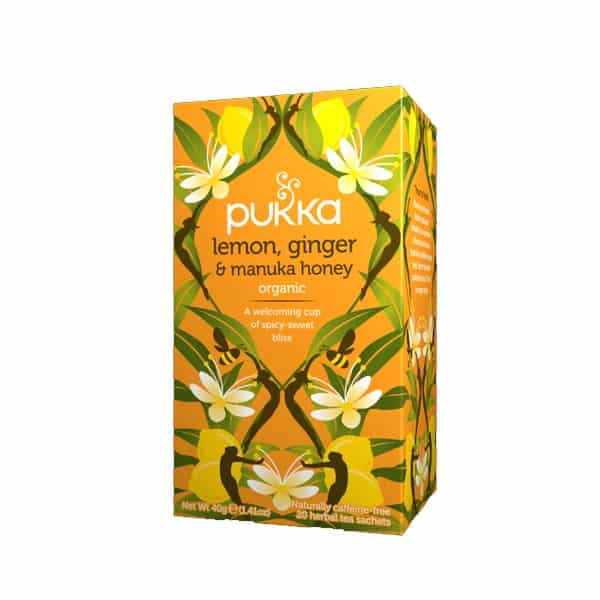 Pukka Lemon, Ginger & Manuka Honey Tea – 20 Tea Bags