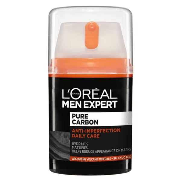 offer L’Oreal Men Expert Pure Carbon Anti-Spot Exfoliating Daily Face Cream 50ml