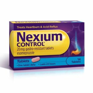 Nexium (Esomeprazole) Control 20mg  Gastro-Intestinal Tablets