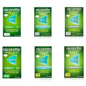 Nicorette Gum (30 Pieces)