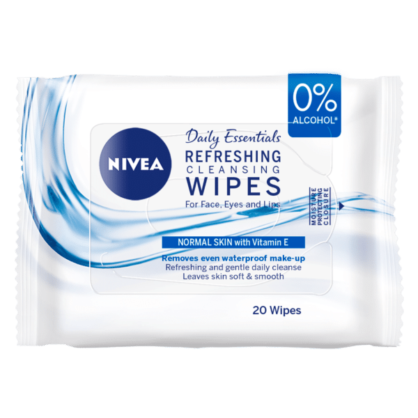 Nivea Daily Essentials 3 in 1 Cleansing Wipes (25)