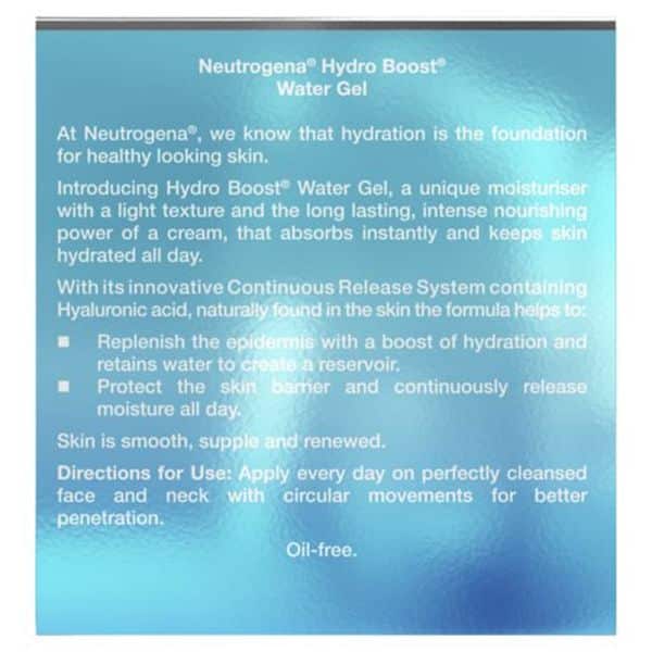Neutrogena Hydro Boost Water Gel Moisturiser (50ml)