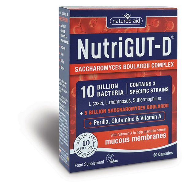 Natures Aid Nutrigut-D (10 Billion Bacteria) – (30) Capsules