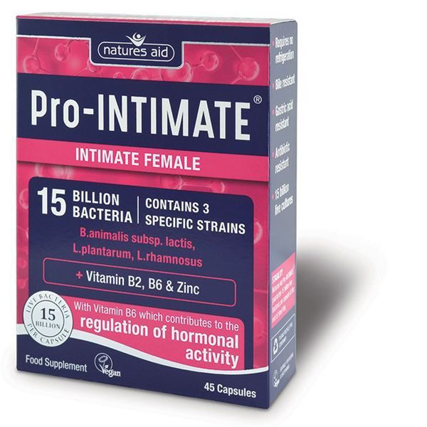 Natures Aid Pro Intimate Female (15 Billion Bacteria) – (45) Capsules