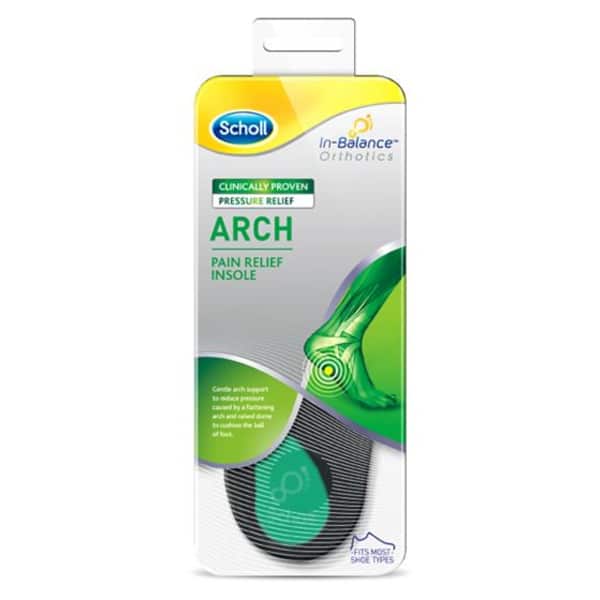 scholl arch support insoles
