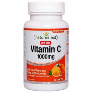 Natures Aid Vitamin C 1000mg Low Acid – (30) Tablets