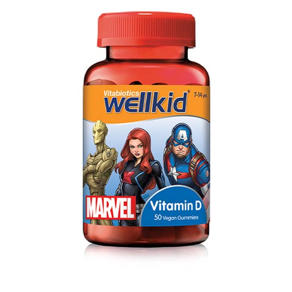 Wellkid Marvel Vitamin D – 50 Vegan Soft Jellies